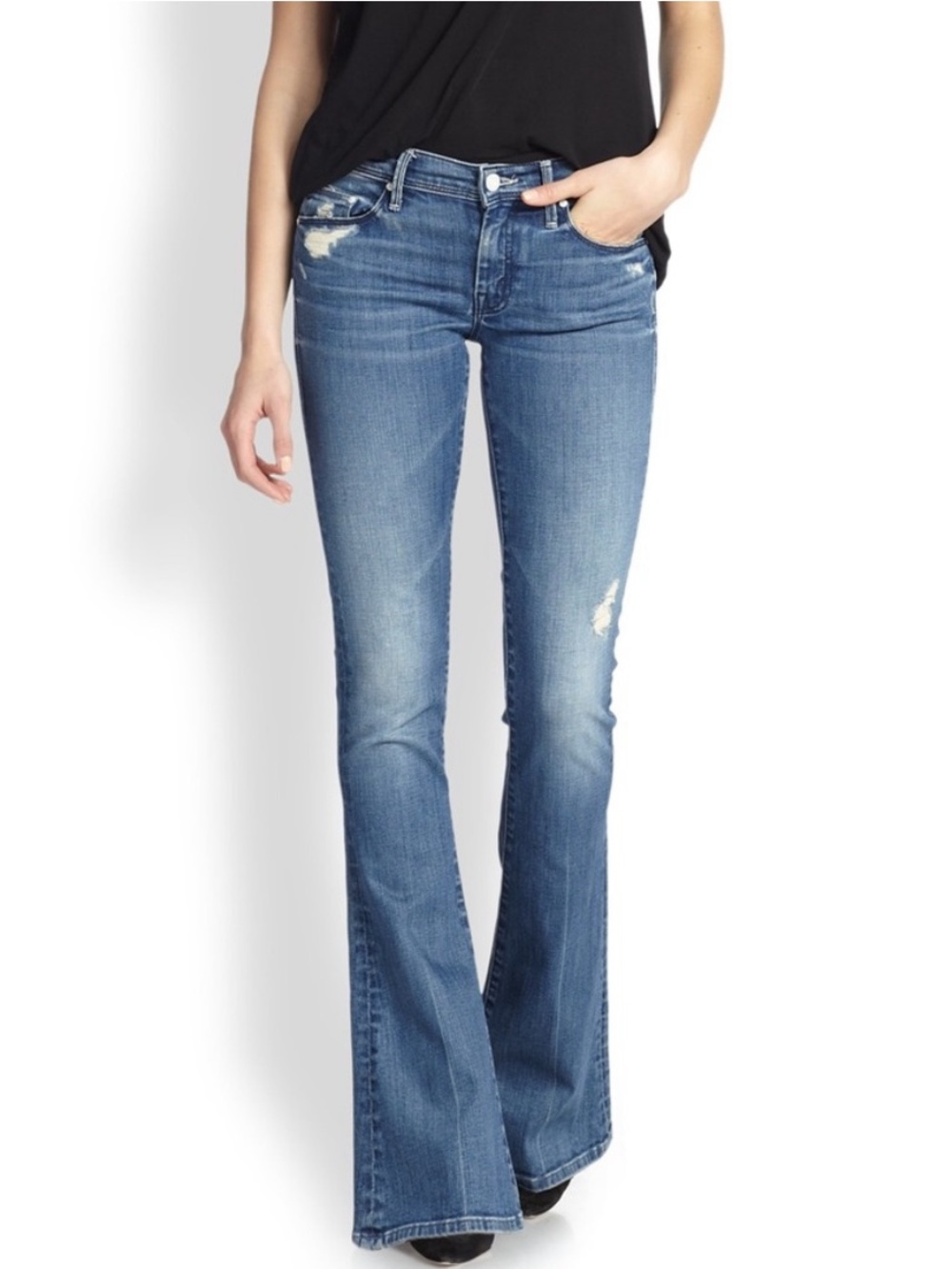 MOTHER The Cruiser Graffiti Girl Jeans Sz 32